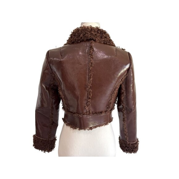 Cult Gaia Mercia Reversible Jacket in Java Brown 2 New Womens Coat - Picture 10 of 16